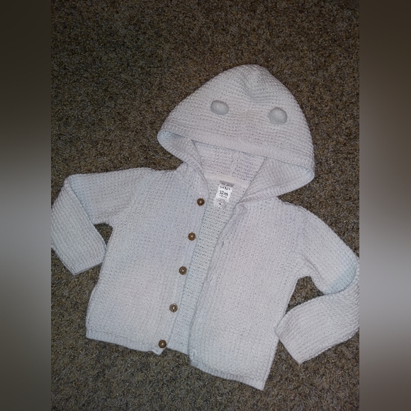 Carters Unisex Baby Cardigan W/Ears - Picture 5 of 7